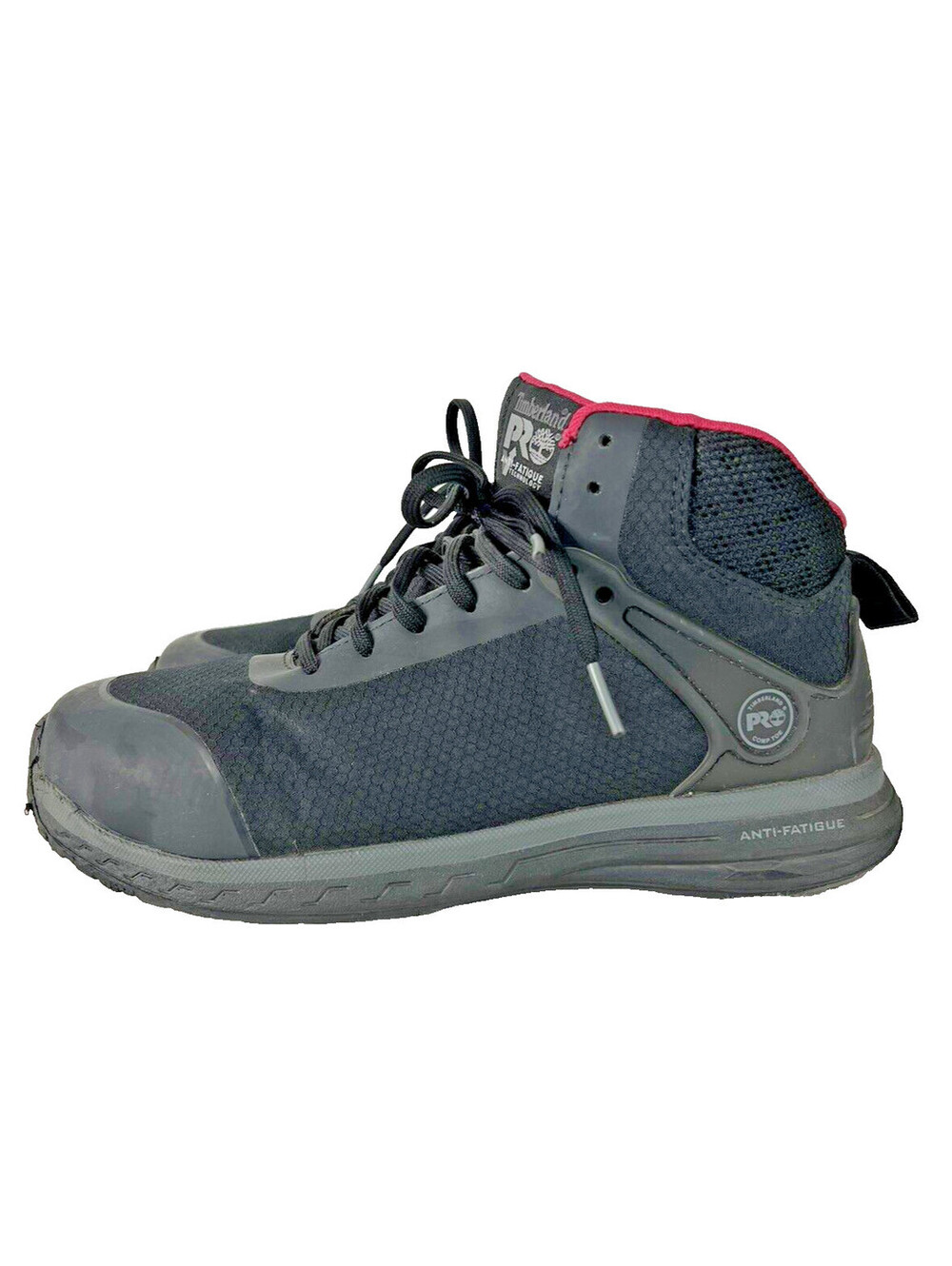 Timberland Pro Womens Drivetrain Mid ESD A1Z4P Black Work Boot Size 8.5